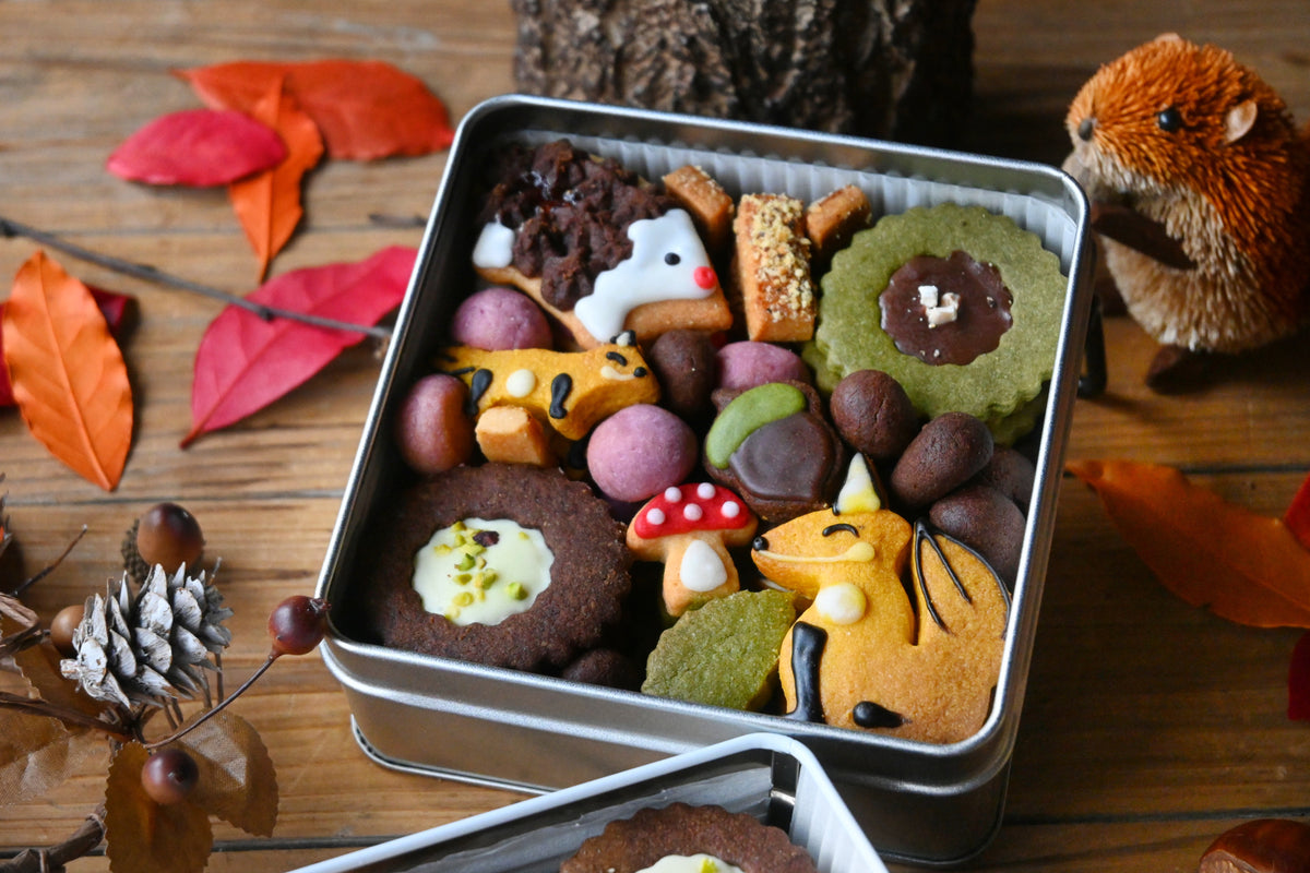 クッキー缶『森の贈り物（小）』 – GINSETSU NO SATO